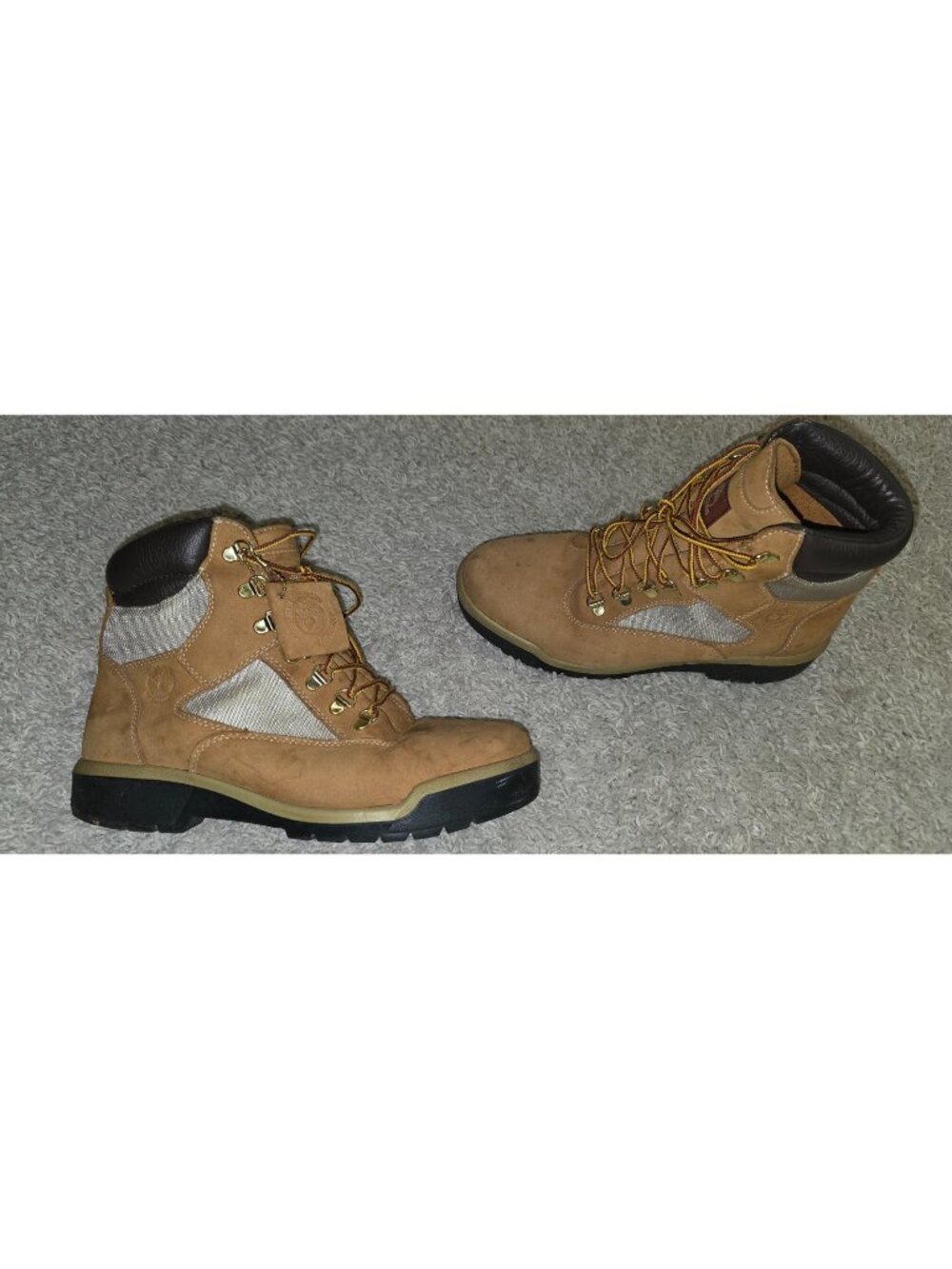 Timberland Men's 8-Inch Waterproof Field Boot Wheat Size 9
